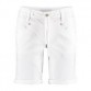 Red Button Short JOG relax color white 2022